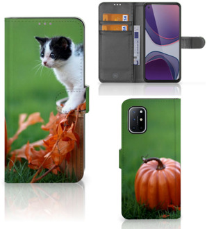 B2Ctelecom Flip Case OnePlus 8T Hoesje Kitten