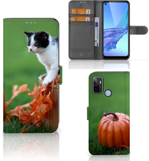 B2Ctelecom Flip Case OPPO A53 | OPPO A53s Hoesje Kitten