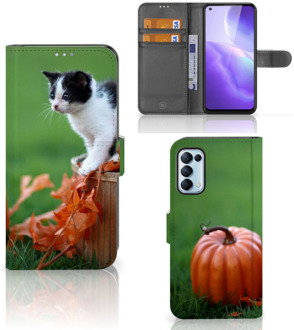 B2Ctelecom Flip Case OPPO Find X3 Lite Hoesje Kitten