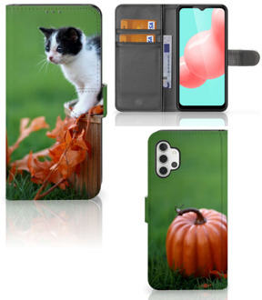 B2Ctelecom Flip Case Samsung Galaxy A32 5G Hoesje Kitten