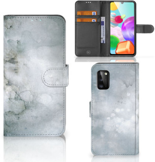 B2Ctelecom Flip case Samsung Galaxy A41 Smartphone Hoesje Painting Grey