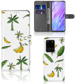 B2Ctelecom Flip Case Samsung Galaxy S20 Ultra Hoesje Banana Tree