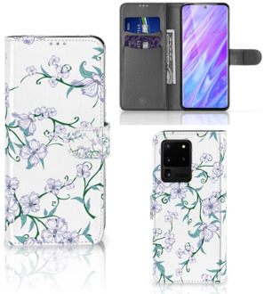 B2Ctelecom Flip Case Samsung Galaxy S20 Ultra Hoesje Blossom White