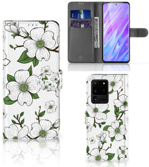 B2Ctelecom Flip Case Samsung Galaxy S20 Ultra Hoesje Dogwood Flowers