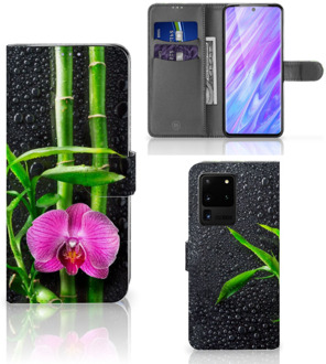 B2Ctelecom Flip Case Samsung Galaxy S20 Ultra Hoesje Orchidee