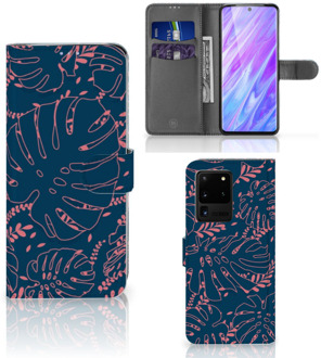 B2Ctelecom Flip Case Samsung Galaxy S20 Ultra Hoesje Palm Leaves