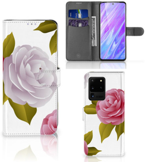 B2Ctelecom Flip Case Samsung Galaxy S20 Ultra Hoesje Roses