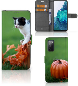 B2Ctelecom Flip Case Samsung Galaxy S20FE Hoesje Kitten