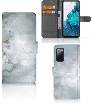 B2Ctelecom Flip case Samsung Galaxy S20FE Smartphone Hoesje Painting Grey