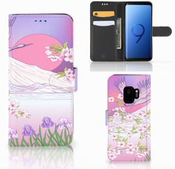 B2Ctelecom Flip Case Samsung Galaxy S9 Bird Flying