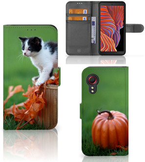 B2Ctelecom Flip Case Samsung Galaxy Xcover 5 Hoesje Kitten