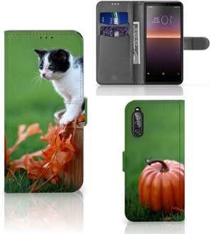 B2Ctelecom Flip Case Sony Xperia 10 II Hoesje Kitten