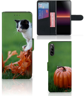 B2Ctelecom Flip Case Sony Xperia L4 Hoesje Kitten