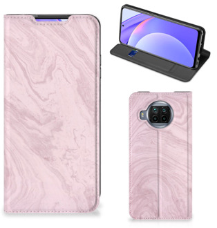 B2Ctelecom Flip Case Xiaomi Mi 10T Lite Smart Cover Marble Pink