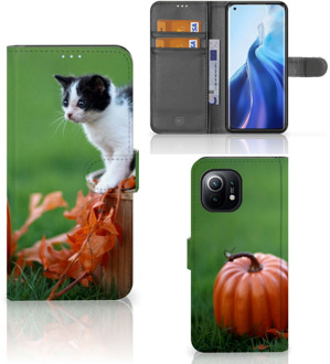 B2Ctelecom Flip Case Xiaomi Mi 11 Hoesje Kitten