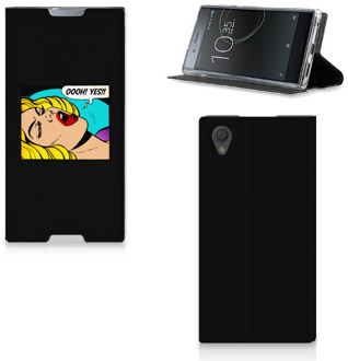 B2Ctelecom Flip Case Xperia L1 Popart Oh Yes