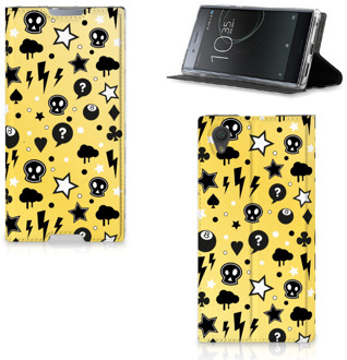 B2Ctelecom Flip Case Xperia L1 Punk Yellow