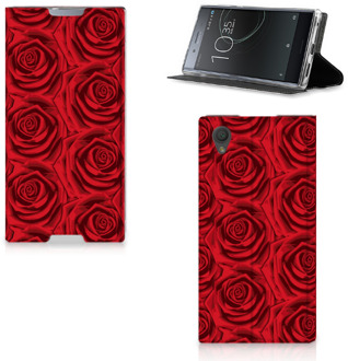 B2Ctelecom Flip Case Xperia L1 Red Roses