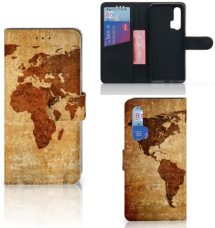 B2Ctelecom Flip Cover Honor 20 Pro Wereldkaart