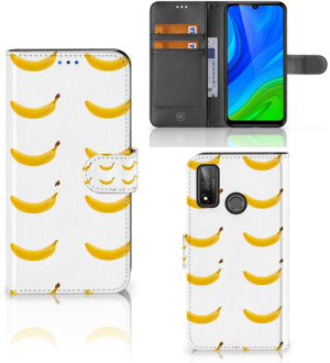 B2Ctelecom Flip Cover Huawei P Smart 2020 Telefoon Hoesje Banana