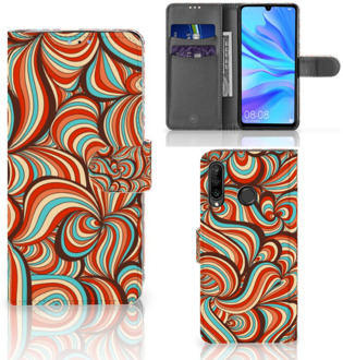 B2Ctelecom Flip Cover Huawei P30 Lite Design Retro