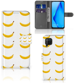 B2Ctelecom Flip Cover Huawei P40 Lite Telefoon Hoesje Banana