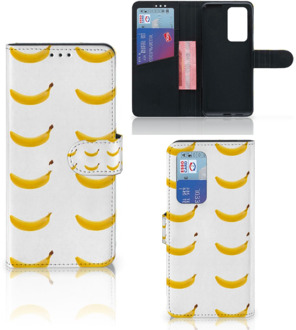 B2Ctelecom Flip Cover Huawei P40 Pro Telefoon Hoesje Banana