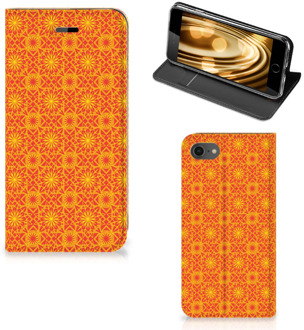 B2Ctelecom Flip Cover iPhone SE (2020) | 7 | 8 Hoesje Batik Orange