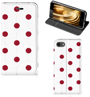 B2Ctelecom Flip Cover iPhone SE (2020) | 7 | 8 Hoesje Cherries