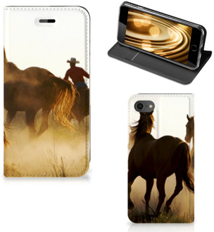 B2Ctelecom Flip Cover iPhone SE (2020) | 7 | 8 Hoesje Cowboy