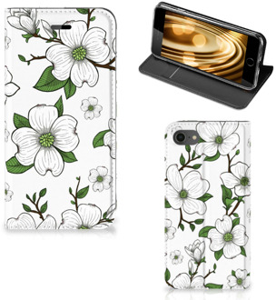 B2Ctelecom Flip Cover iPhone SE (2020) | 7 | 8 Hoesje Dogwood Flowers