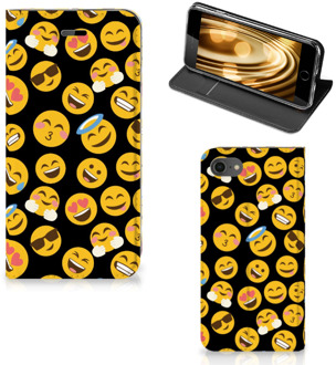 B2Ctelecom Flip Cover iPhone SE (2020) | 7 | 8 Hoesje Emoji