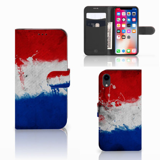 B2Ctelecom Flip Cover iPhone XR Nederlandse Vlag