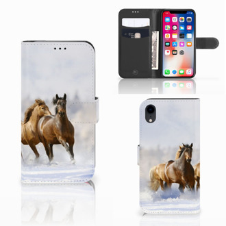 B2Ctelecom Flip Cover iPhone XR Paarden