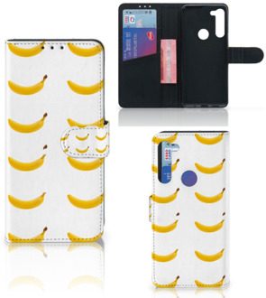 B2Ctelecom Flip Cover Motorola G8 Power Telefoon Hoesje Banana