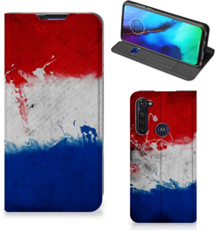 B2Ctelecom Flip Cover Motorola Moto G Pro Telefoonhoesje Nederlandse Vlag