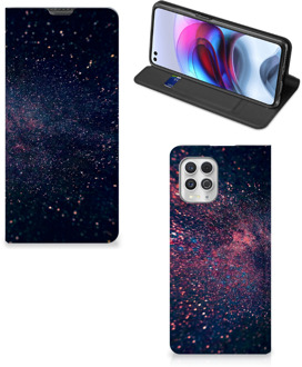 B2Ctelecom Flip Cover Motorola Moto G100 Smart Cover Hoesje Stars