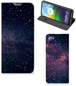 B2Ctelecom Flip Cover Motorola Moto G9 Power Smart Cover Hoesje Stars