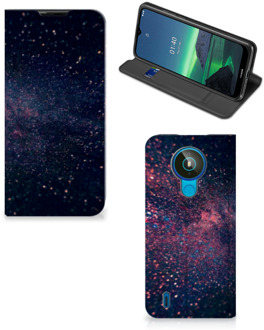 B2Ctelecom Flip Cover Nokia 1.4 Smart Cover Hoesje Stars