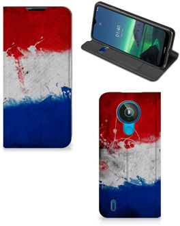 B2Ctelecom Flip Cover Nokia 1.4 Telefoonhoesje Nederlandse Vlag