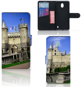 B2Ctelecom Flip Cover Nokia 1 Plus Kasteel