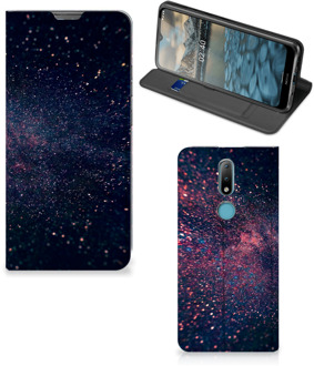 B2Ctelecom Flip Cover Nokia 2.4 Smart Cover Hoesje Stars