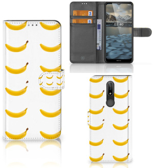 B2Ctelecom Flip Cover Nokia 2.4 Telefoon Hoesje Banana