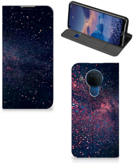 B2Ctelecom Flip Cover Nokia 5.4 Smart Cover Hoesje Stars