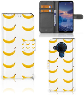 B2Ctelecom Flip Cover Nokia 5.4 Telefoon Hoesje Banana