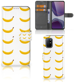 B2Ctelecom Flip Cover OnePlus 8T Telefoon Hoesje Banana