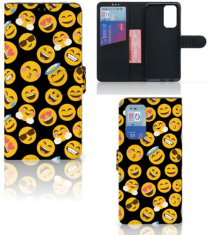 B2Ctelecom Flip Cover OnePlus 9 Pro Telefoon Hoesje Emoji