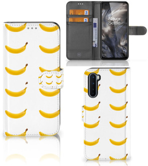 B2Ctelecom Flip Cover OnePlus Nord Telefoon Hoesje Banana