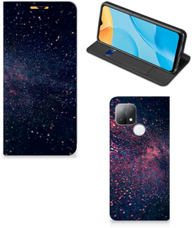 B2Ctelecom Flip Cover OPPO A15 Smart Cover Hoesje Stars