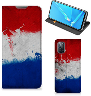 B2Ctelecom Flip Cover OPPO A52 | A72 Telefoonhoesje Nederlandse Vlag